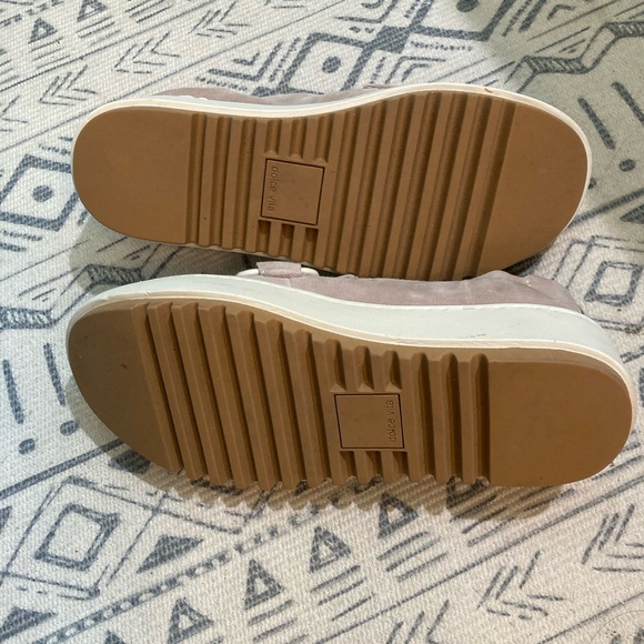 Dolce Vita Womens Andres Suede slip on loafers taupe size 7.5 - Picture 6 of 7